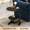 Prateleira de Armazenamento Moderna para Cabeceira Mesa Redonda Pequena Mesa Lateral Simples para Sofá de Casa Mesa de Café Armário de Cabeceira Móveis Modernos Minimalistas para Quarto