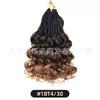 Cabello de ganchillo, rizo GoGo de tres hebras, pelucas de fibra sintética de comercio exterior, rizos africanos, rastas