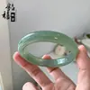 Brazalete de Jade Natural para Mujer Tipo Hielo Transparente Agua Dongling Brazalete de Jade Brazalete de Jade Hetian Brazalete de Jade Verde Cuarcita