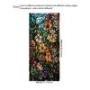 Pegatinas de Color Arte Retro Flores de Jardín de Cuento de Hadas Pegatinas Electrostáticas para Vidrio Pegatinas de PVC Adhesivas Libres Película para Vidrio