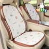 Cojín para asiento de coche Miffy original, diseño de caricatura, transpirable, adecuado para todas las estaciones y se puede usar como funda universal para asiento de coche