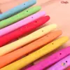 Conjunto de Agulhas de Crochê com Renda TPR de 10 Peças da Amazon com Cabo Macio, Agulhas Coloridas de Alumínio para Tricô Fino