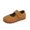 Sapatos Doces Bufantes Estilo Retro Francês para Meninas Sapatos Mary Jane de Couro para Meninas Primavera e Outono Sapatos de Salto Único Tesouro Feminino Bico Redondo Solado Macio Versátil