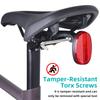 Bicicleta Adaptada Posicionamento Airtag Luz de Freio Antifurto Bicicleta de Estrada Bicicleta de Montanha Luz de Cauda de Assento Luz Lateral Refletora