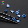 Fábrica direta de Wuzhou imitação azul marinho zircônia em forma de pera cor azul pera pedra nua pode ser cera incrustada com zircônia em forma de gota
