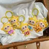 Nuevo Llavero de Hombre Estrella de Dibujos Animados Labubu Travesti Muñeco de Tarjeta Grande Accesorios para Mochila de Estudiante DIY Colgante