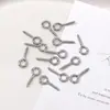 Parafusos Olhal de Aço Inoxidável Acessórios para Joias DIY Material Pérola Artesanal Pingente de Chaveiro Pingente Caseiro