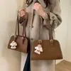 Bolso Tote de Gran Capacidad para Mujer 2025 Nuevo Versátil Moderno Bolso de Ante para el Hombro con un Toque de Lujo para el Trabajo y los Viajes Diarios Bolso de Hombro