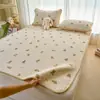 Modelo Nuevo 2026 Colchón de Felpa de Algodón con un Lado de Terciopelo de Leche y el Otro Lado Funda Suave para Colchón, Adecuado para Todas las Estaciones