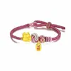 Shuibei Ouro Puro 999 Cinnamoroll Pulseira de Contas Douradas da Sorte Gato da Sorte Pulseira Kuromi Presente de Aniversário