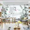 Nuevas Cortinas de Estilo Chino y Visillos para Sala de Estar y Dormitorio, Persiana de Bambú Clásica de Estilo Chino, Aislamiento Térmico, Protección Solar, Visillos para Balcón y Ventanas Salientes