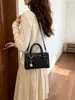 Bolso de mano de nicho de lujo para mujer con un elegante diseño coreano, bolso de hombro acolchado de alta gama, bolso pequeño cruzado