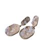 Pendientes de Comercio Exterior Europeos y Americanos Estilo Retro de Hong Kong Piedra de Grava de Color Pendientes de Aguja de Plata Redondos y Cuadrados Barrer Hombro Pendientes Largos Joyería