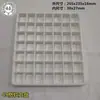 Caja de Almacenamiento para Collares y Anillos, Bandeja para Joyería de Pulseras y Brazaletes, Soportes de Exhibición y Bandeja para Joyería, Bandeja de Joyería Apilable
