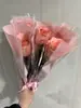 Ramo de Flor Única Personalizado, Rosa Única, Clavel Único, Día de San Valentín, Ramo de Flores para el Día de San Valentín Chino, Soporte para Pedidos Anticipados