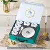 Juego de Regalo de Tazón de Cerámica, Cuchara, Plato y Cubiertos para Ceremonias de Apertura, Regalos Prácticos para Clientes, Recuerdos, Logo Personalizable