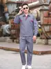 Conjunto de Ropa de Trabajo para Primavera y Otoño para Construcción, Taller de Reparación Automotriz, Uniforme de Fábrica para Hombres y Mujeres, Top de Manga Larga para Protección Laboral