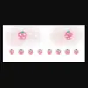 Maquillaje de Navidad pegatinas faciales transferencia al agua lindas pegatinas de tatuaje de dibujos animados oso copo de nieve pegatinas de tatuaje navideñas