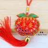 Saquinho da Sorte Bordado com Lantejoulas Estilo Chinês Festivo Enfeite Pendente Produto Acabado Enfeite para Carro Decoração de Presente para o Festival do Barco-Dragão
