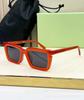 Óculos de sol OERI113 da marca OFF Fashion Joker com ângulo lateral e flor avançada, estilo urbano neutro, óculos de sol com proteção solar