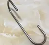 Gancho Tipo Reverso para Lojas de Roupas, Gancho Pesado em Forma de S de Aço Inoxidável 304, Gancho S Estendido para Cozinha