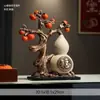 Un Par de Adornos de Elefantes Atractores de Fortuna en un Nuevo Estilo Chino para Entrada, Sala de Estar, Mueble de TV, Escritorio de Oficina y Decoraciones de Mesa