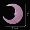 Pegatinas de Pared Luminosas de Estrella de 3 cm y Luna de 8 cm Pegatinas Fluorescentes Brillantes Tridimensionales para Decoración de Habitación Infantil Pegatinas Luminosas Transfronterizas para Refrigerador