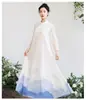 Ropa de Mujer Guofeng 2025 Ropa de Té Ropa Zen Hanfu Mejorado Cheongsam Nuevo Estilo Chino Falda Zen Fresca