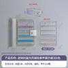 Carta de colores de uñas álbum de tarjetas de colores acrílicas magnéticas herramienta de muestreo de exhibición de esmalte en gel tablero de muestreo de estilo de uñas postizas