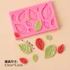 Molde Cortador de Folha de Maçã em Fondant Ferramentas de Plástico Assar Folhas Grama Várias Folhas Decoração de Bolo Ornamentos