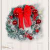 Novas decorações de Natal transfronteiriças Guirlanda de Natal Rattan Shopping Mall Hotel Decoração ao ar livre Porta pendurada Árvore invertida de Natal