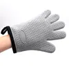 Luvas Antiescaldantes de Silicone, Resistentes a Altas Temperaturas, para Assar no Forno, Isolamento de Cozinha, Micro-ondas, Churrasco, Luvas Especiais Espessadas de Cinco Dedos