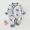 Mameluco de Mariposa para Bebé Recién Nacido, Algodón Puro, Nuevo Conjunto de una Pieza para Primavera y Otoño, Traje para Gateo de Bebé de Mes Completo, Mameluco con Lazos, Súper Lindo