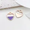 1 Colgante Morado con Goteo de Aceite Estilo Coreano DIY Pulsera de Aleación de Zinc Colgante para Collar Pendiente Colgante para Llavero Accesorios de Joyería
