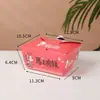 Guochao comercial gratis caja de embalaje de pollo frito piezas de pollo papas fritas papel de aluminio lonchera para llevar snack caja de ensalada al por mayor