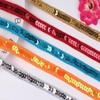 Renda Yiwu em estoque renda com miçangas douradas fita para acessórios de vestuário renda DIY renda com lantejoulas coloridas