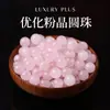 Pulseira de Cristal Rosa Grau 5A Contas Soltas Contas Redondas Semi-Acabadas Acessórios para Joias DIY Feitos à Mão Acessórios de Contas Soltas Atacado