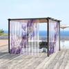 1 pieza nueva mosquitera con patrón de flores impresión digital 3D directo de fábrica decoración dormitorio sala de estar mosquitera con barra para colgar