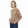 Amazon comercio exterior transfronterizo marca de moda máxima genuina dopamina color sólido cuello redondo suéter holgado para mujer