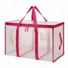 Bolsa de almacenamiento grande para mudanzas, exclusiva para uso transfronterizo, hecha de material PP grueso y plegable, adecuada para el almacenamiento de ropa, impermeable, a prueba de polvo y a prueba de humedad