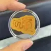 Adesivos de Celular Dourados Ouro Puro 2mg 999 Adesivos Dourados para Celular Princesa Por Favor Fique Rica e Saudável Adesivos Dourados Criativos Atacado