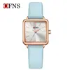 Reloj de Cuarzo Oufani para Commuter con Caja de Aleación, Elegante Reloj para Mujer, Resistente al Agua 30m, Alta Estética, Reloj de Pulsera Cuadrado para Mujer