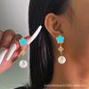 Cdd Nuevos Pendientes Largos de Perlas con Borla de Flor de Ciruelo de Zirconia Pendientes de Trébol de Cuatro Hojas Aliexpress Venta Caliente Fuente de Fábrica