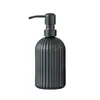 Lujo Ligero Sencillo Botella de Gel Antibacterial Botella Vacía de Vidrio Botella para Loción Tipo Bomba Gel de Ducha Champú Botella Dispensadora de Vidrio