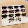 2026 Nuevas Gafas de Sol de Moda Europea y Americana de Lujo Ligero con Montura Pequeña Metálica Ojo de Gato para Mujer con Acabado de Alta Gama y Protección UV
