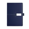 Caderno A5 com Capa de Couro em Estoque na Fábrica, Presente Corporativo de Alto Padrão, Personalizável com Logotipo, Conjunto de Caixa de Presente para Caderno