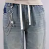Moda Europeia e Americana Joias Simples Hip-Hop Estiloso Pingente de Coração Preto Corrente de Calça Multicamadas Acessórios Estiloso Tendência