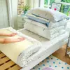 Juego de ropa de cama de tres piezas para dormitorio universitario de algodón, algodón puro, nuevo modelo 2026, sábana individual y funda de edredón, apto para todas las estaciones