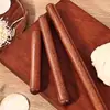 Rodillo de Sándalo Rojo, Rodillo Doméstico de Madera Maciza, Rodillo Grande para Masa de Empanadillas, Rodillo para Hornear