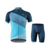 Traje de ciclismo de verano estampado de manga corta, transpirable, de secado rápido, para bicicleta de montaña, ajustado para hombre, serie Z10
